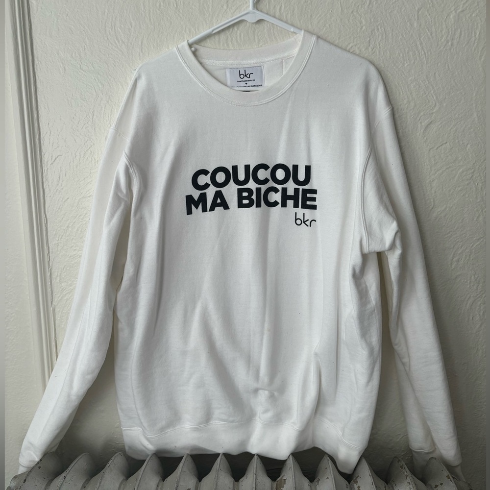 BKR White Sweatshirt